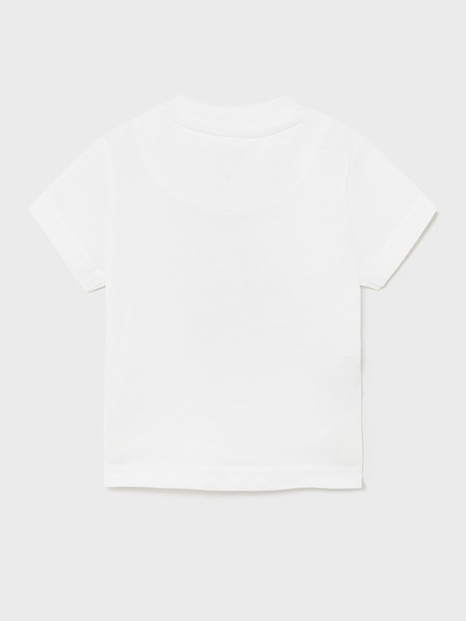 Camiseta Bebe Niño Blanco Mayoral