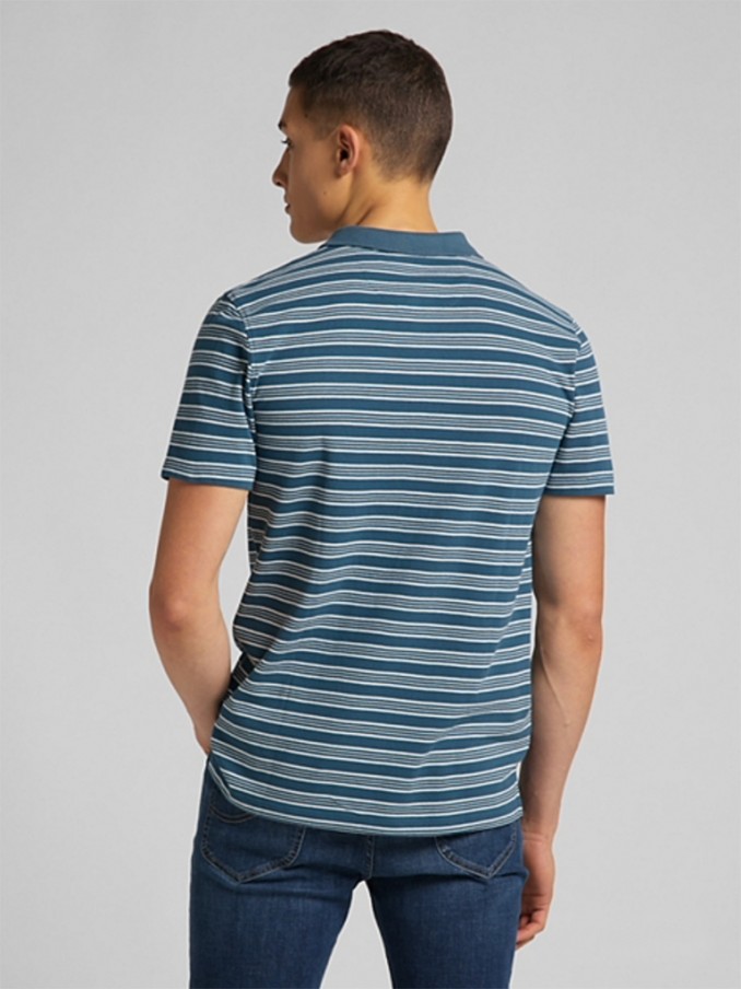 Men Polo Stripy Lee