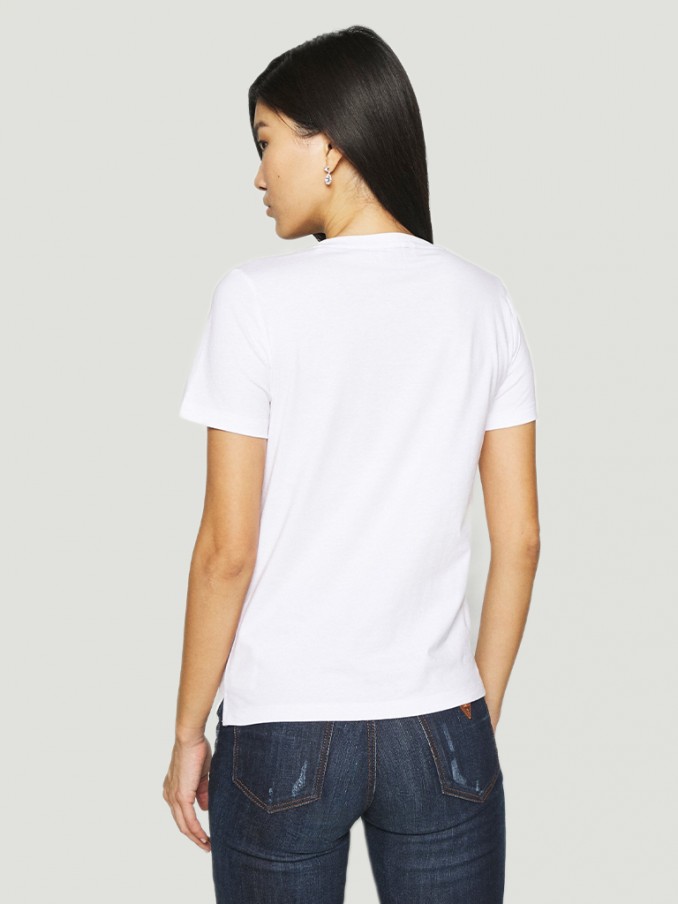 T-Shirt Woman White Guess