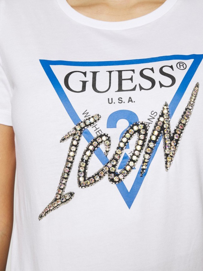 T-Shirt Woman White Guess