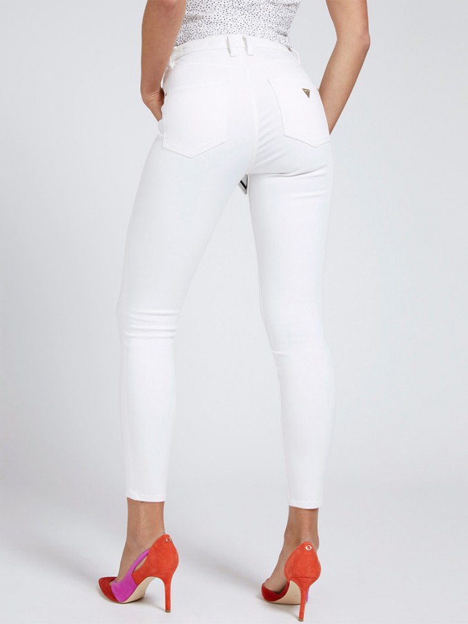Pantalones Mujer Blanco Guess