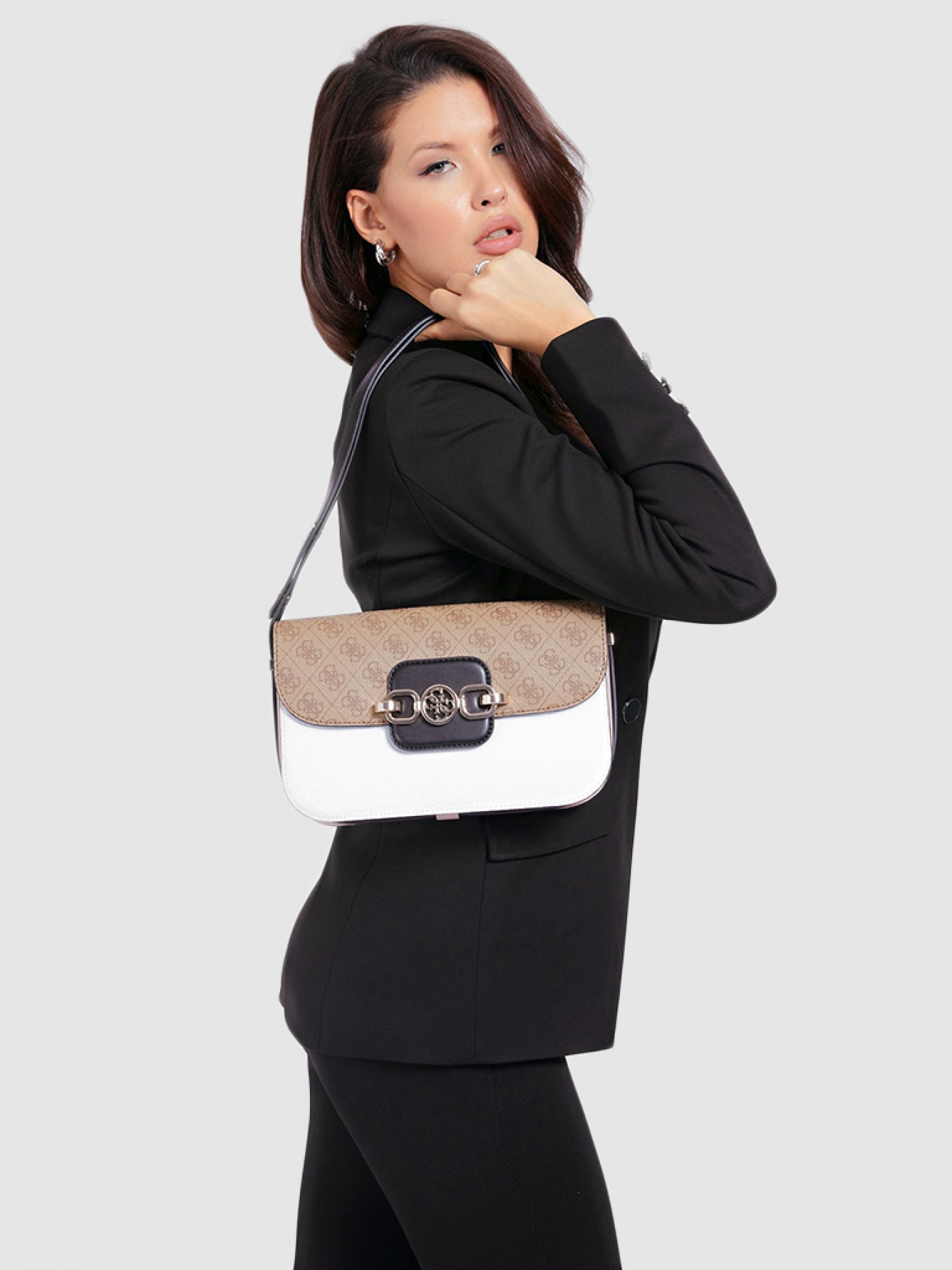 Bolso Mujer Marrón Guess