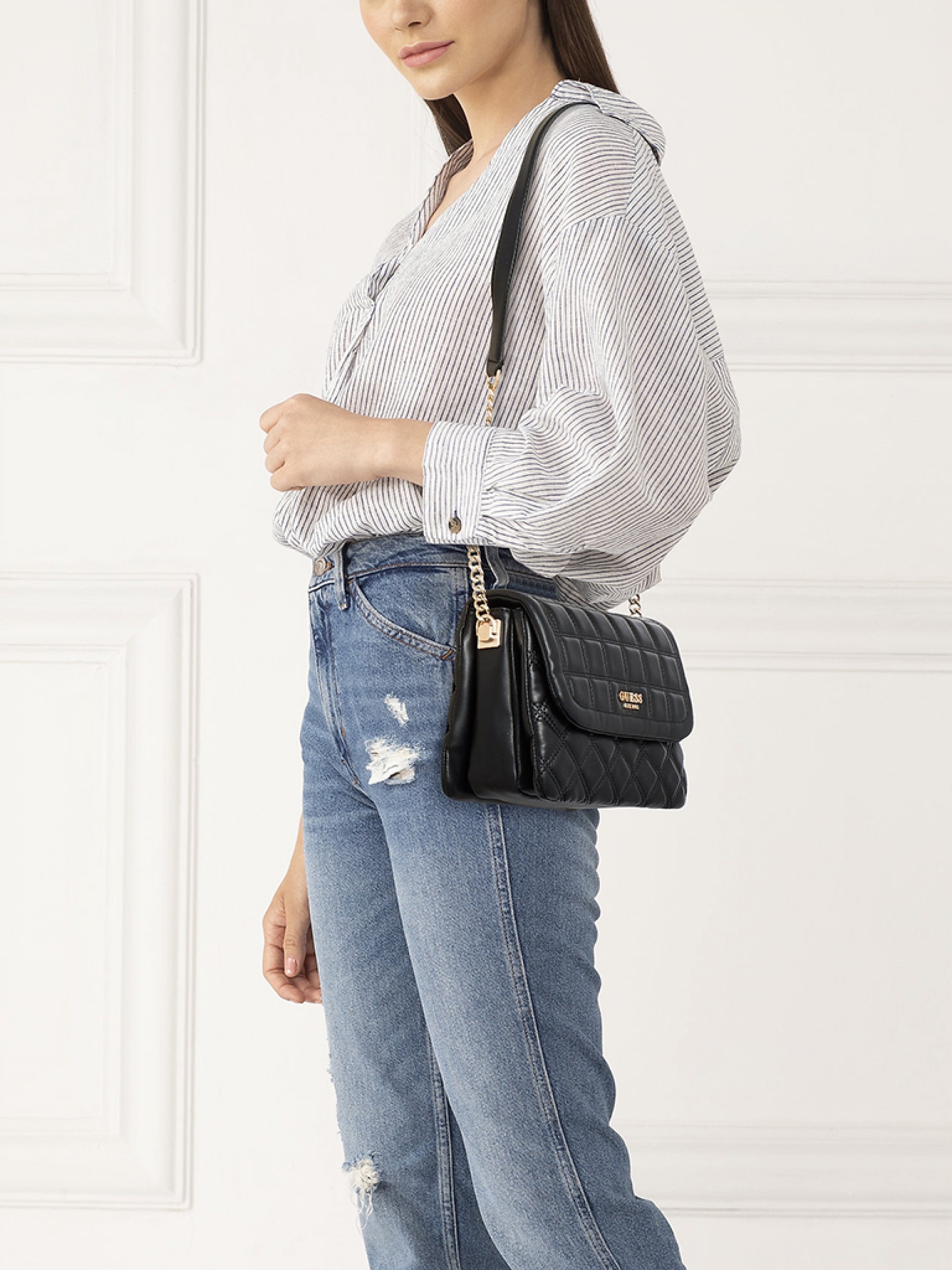 Handbag Woman Black Guess