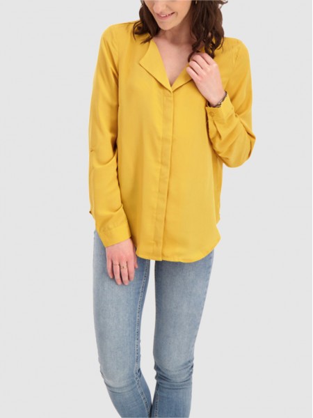 Shirt Woman Mustard Vero Moda