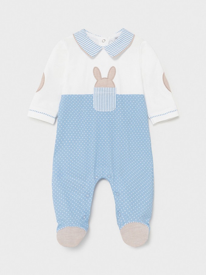 Pijama Malha Combinada Recm Nascido Menino Mayoral