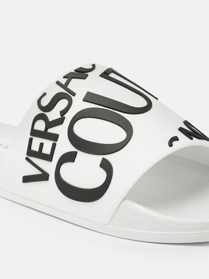 Chanclas Mujer Blanco Versace