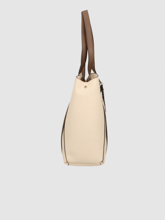 Handbag Woman Beige Guess