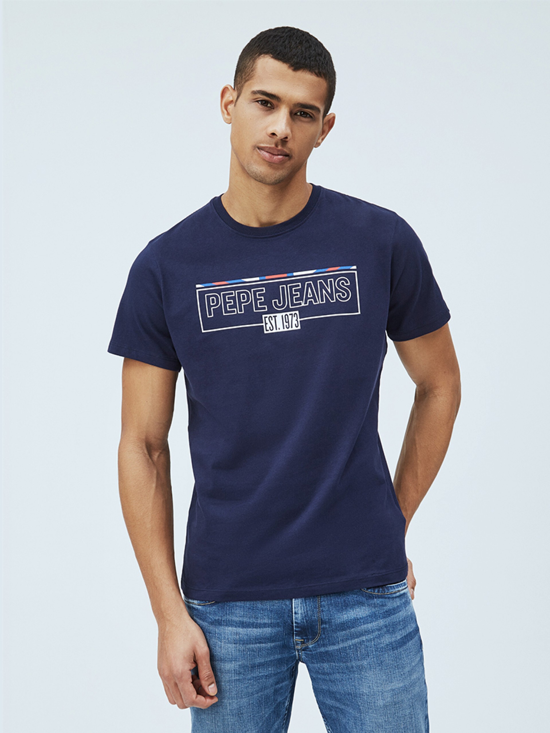Camiseta Hombre Azul Marino Pepe Jeans London
