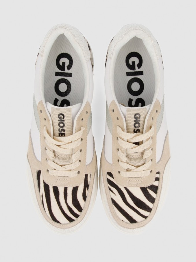 Tenis Mujer Blanco Gioseppo