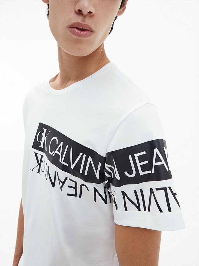 Camiseta Hombre Blanco Calvin Klein