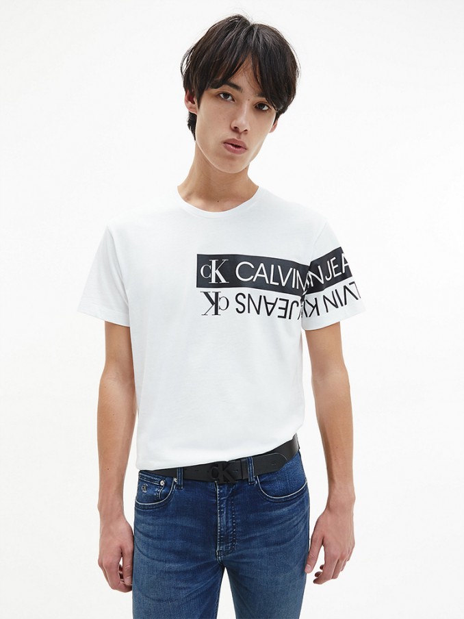 Camiseta Hombre Blanco Calvin Klein