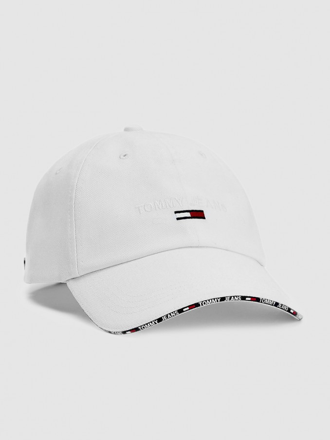 Hat Woman White Tommy Jeans