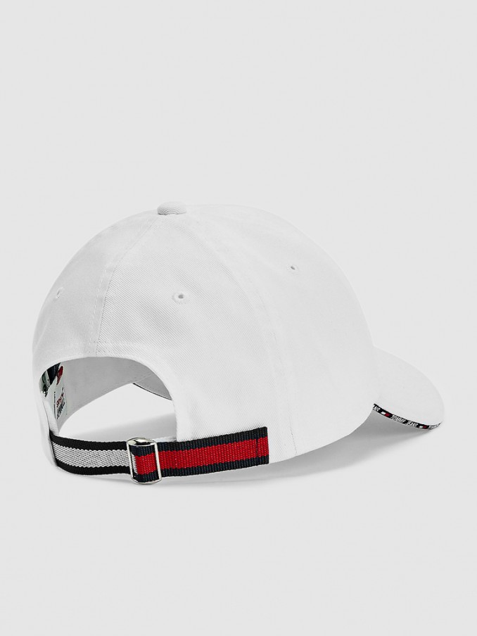 Hat Woman White Tommy Jeans