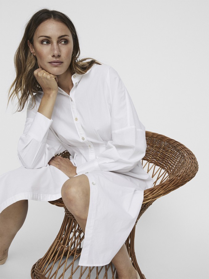 Vestido Mujer Blanco Vero Moda