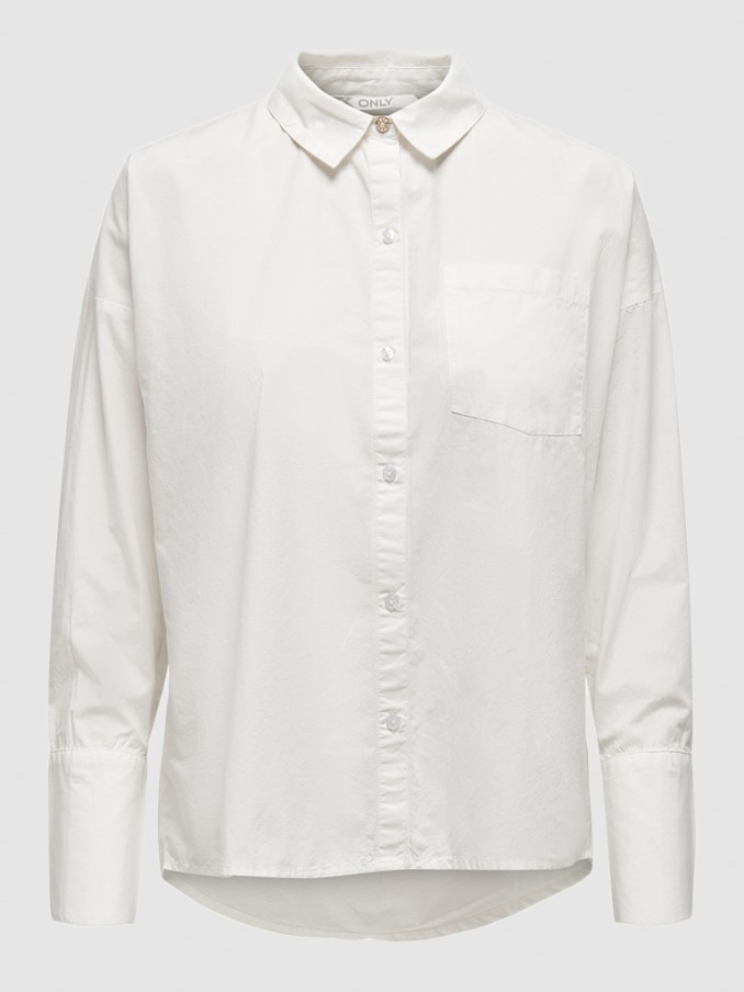 Camisa Mujer Crema Only