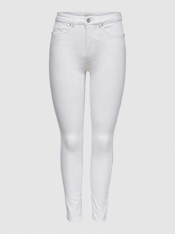 Pantalones Mujer Blanco Only