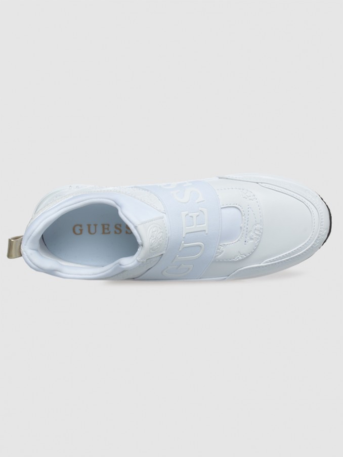 Tenis Mujer Blanco Guess