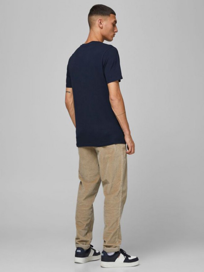 Camiseta Hombre Azul Marino Jack & Jones