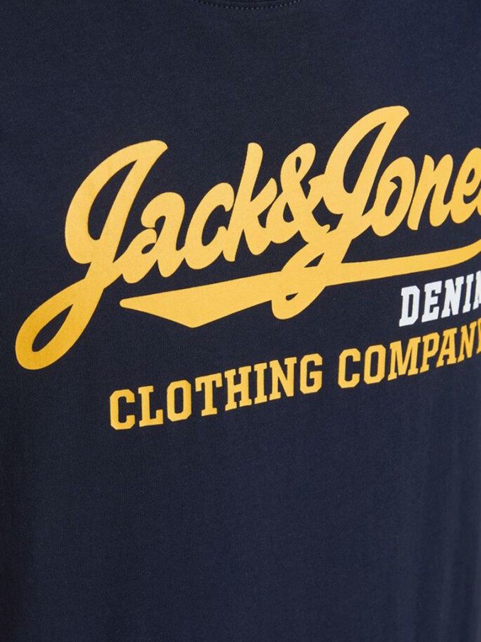 Camiseta Hombre Azul Marino Jack & Jones