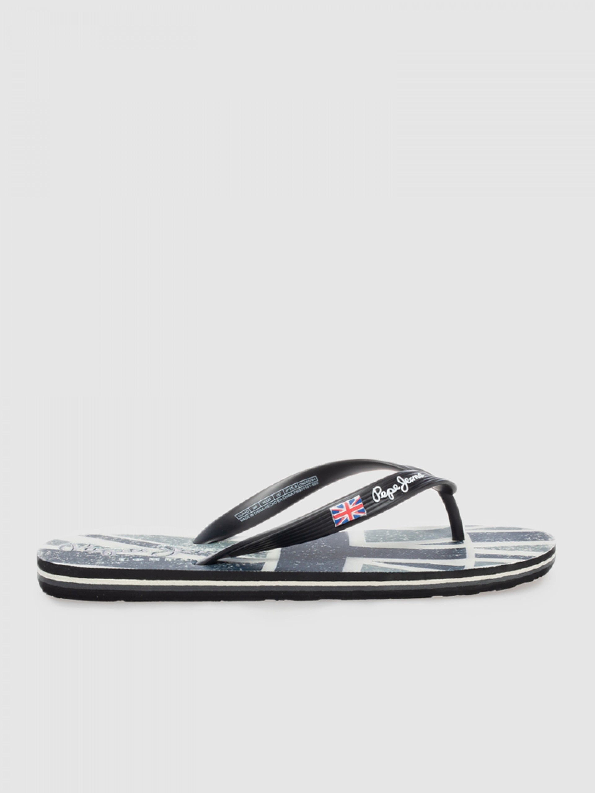 Flip Flops Man Black Pepe Jeans London