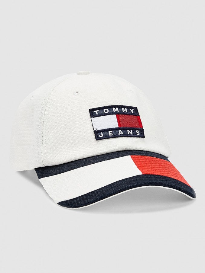 Sombrero Mujer Blanco Tommy Jeans