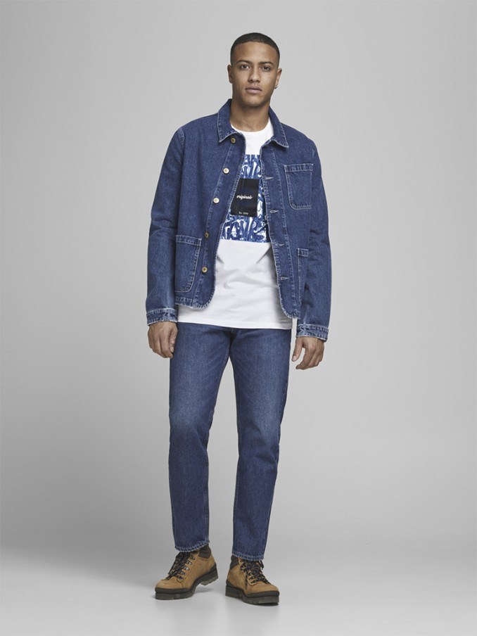Camiseta Hombre Blanco Jack & Jones
