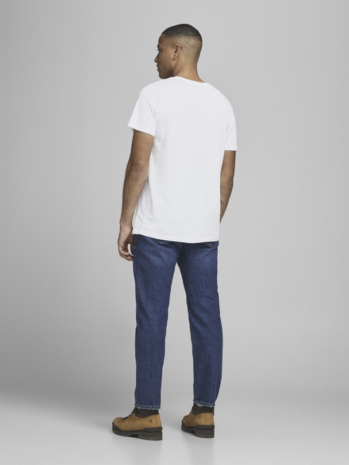 Camiseta Hombre Blanco Jack & Jones