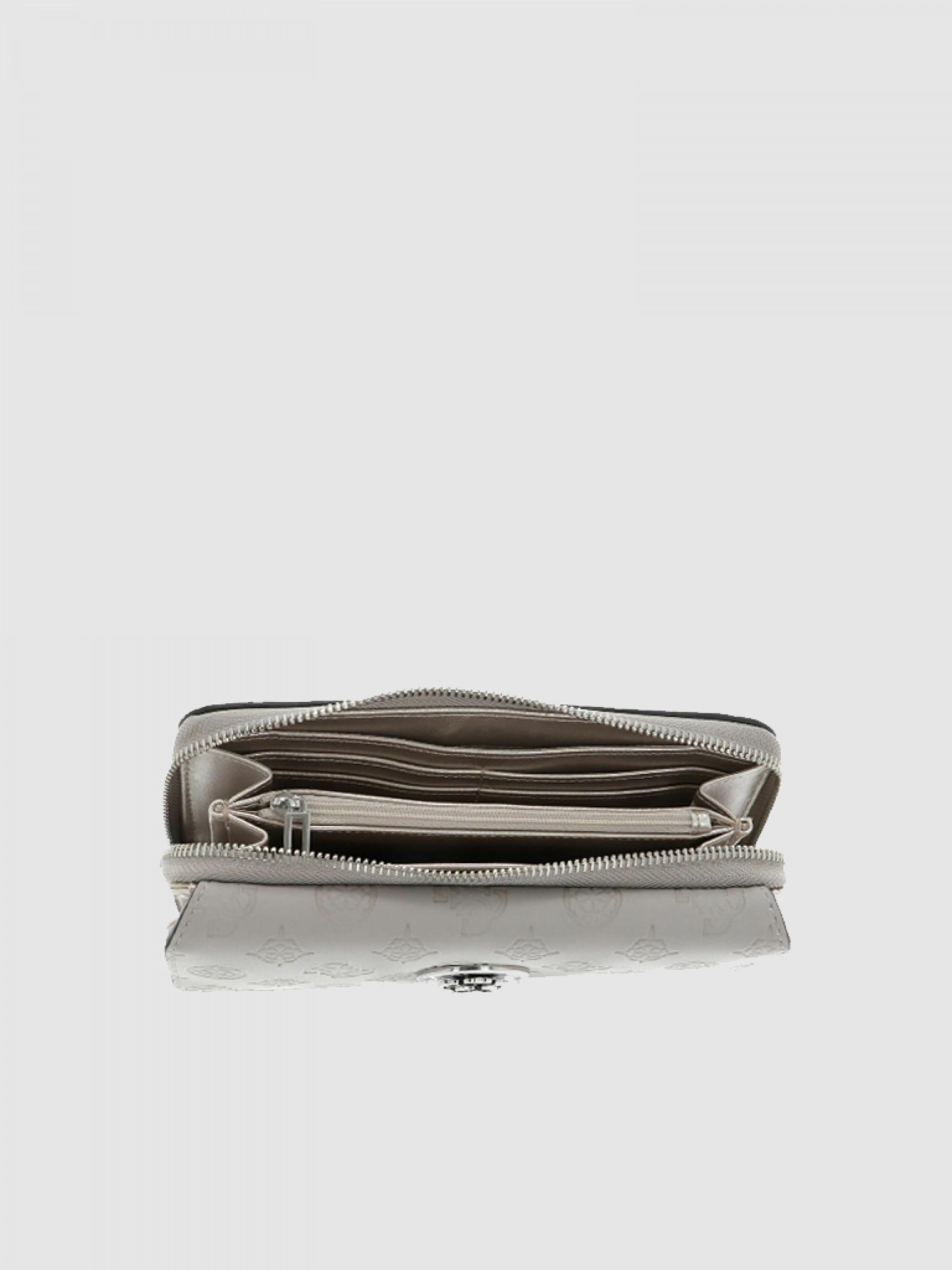Billetera Mujer Gris Claro Guess