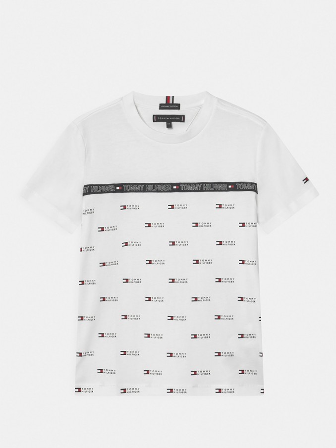 T-Shirt Boy White Tommy Jeans Kids