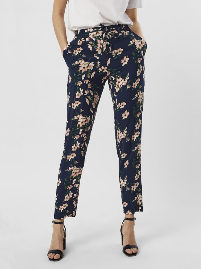 Pantalones Mujer Azul Marino Vero Moda