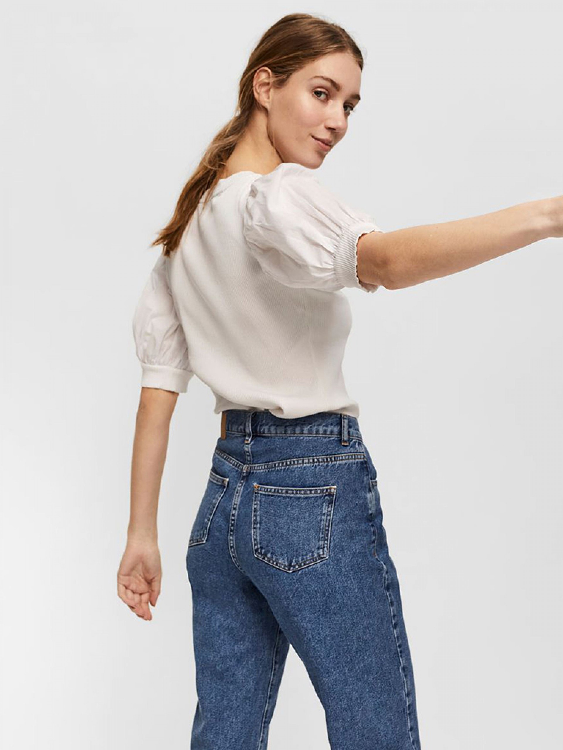 Camiseta Mujer Blanco Vero Moda