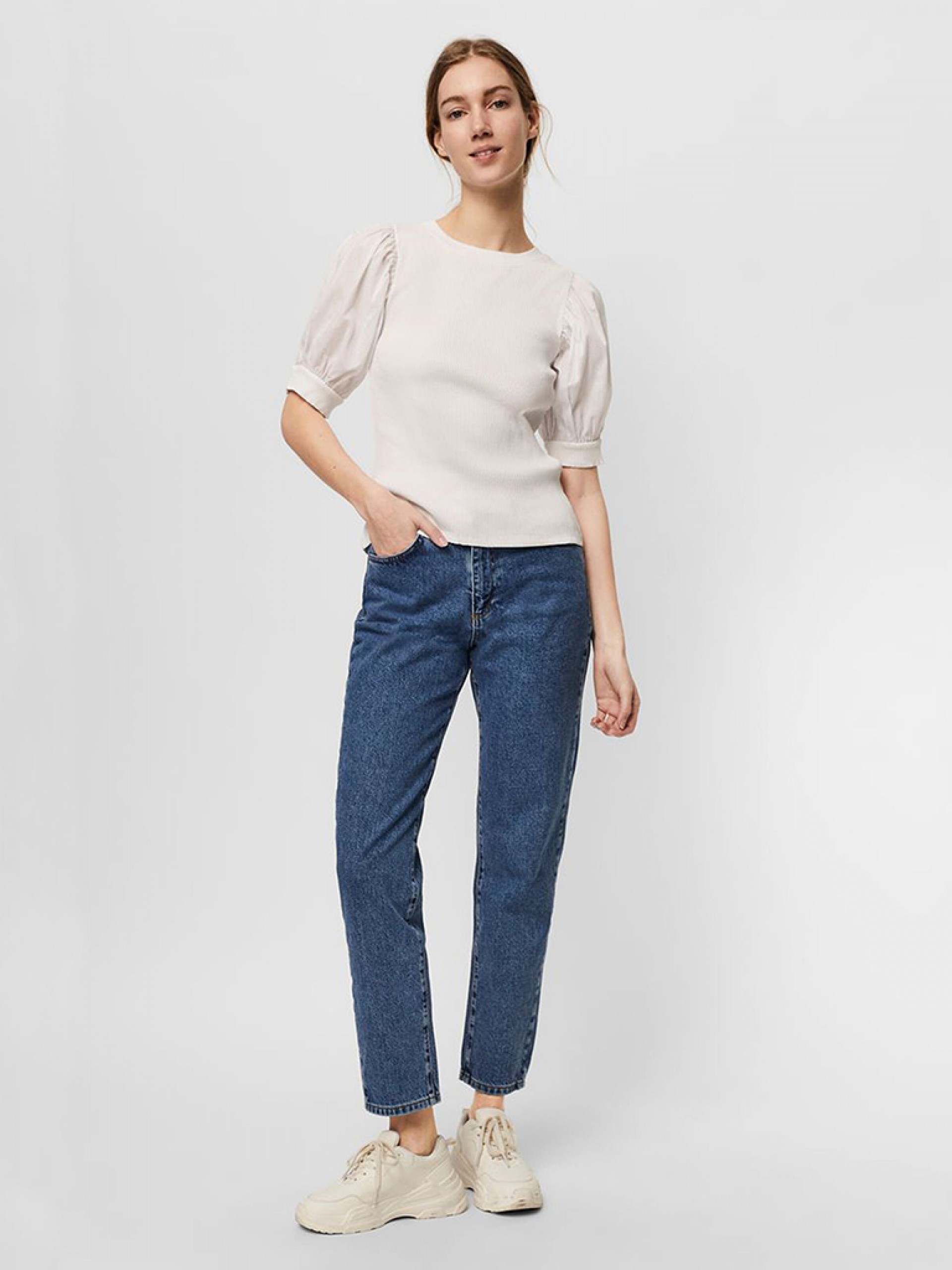 Camiseta Mujer Blanco Vero Moda