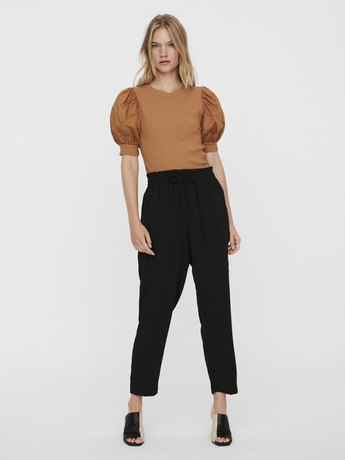 Camiseta Mujer Marrón Vero Moda