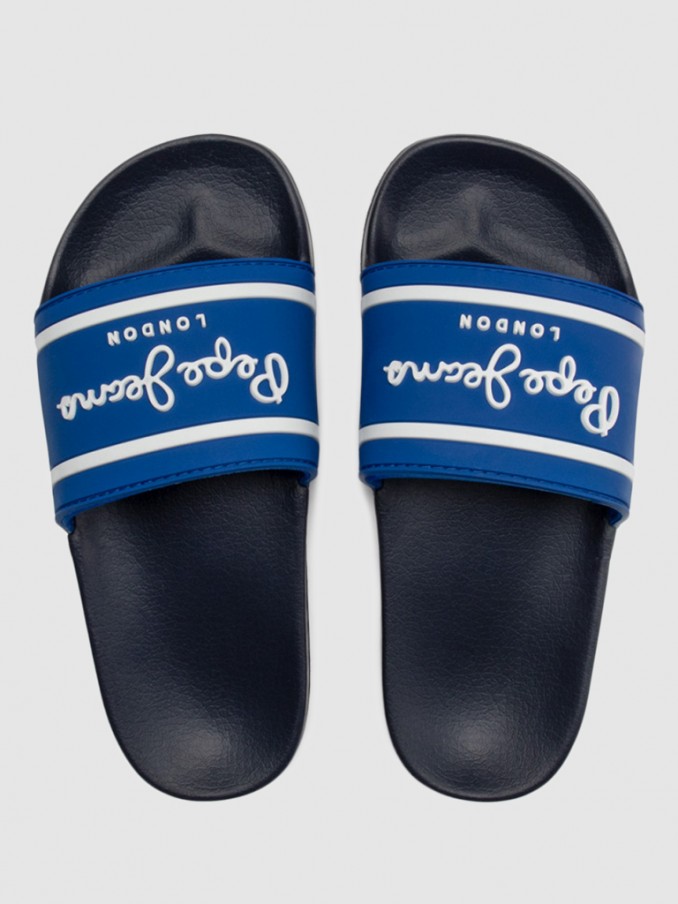 Tenis Ni�o Azul Pepe Jeans London