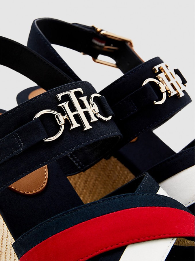 Sandals Woman Navy Blue Tommy Jeans