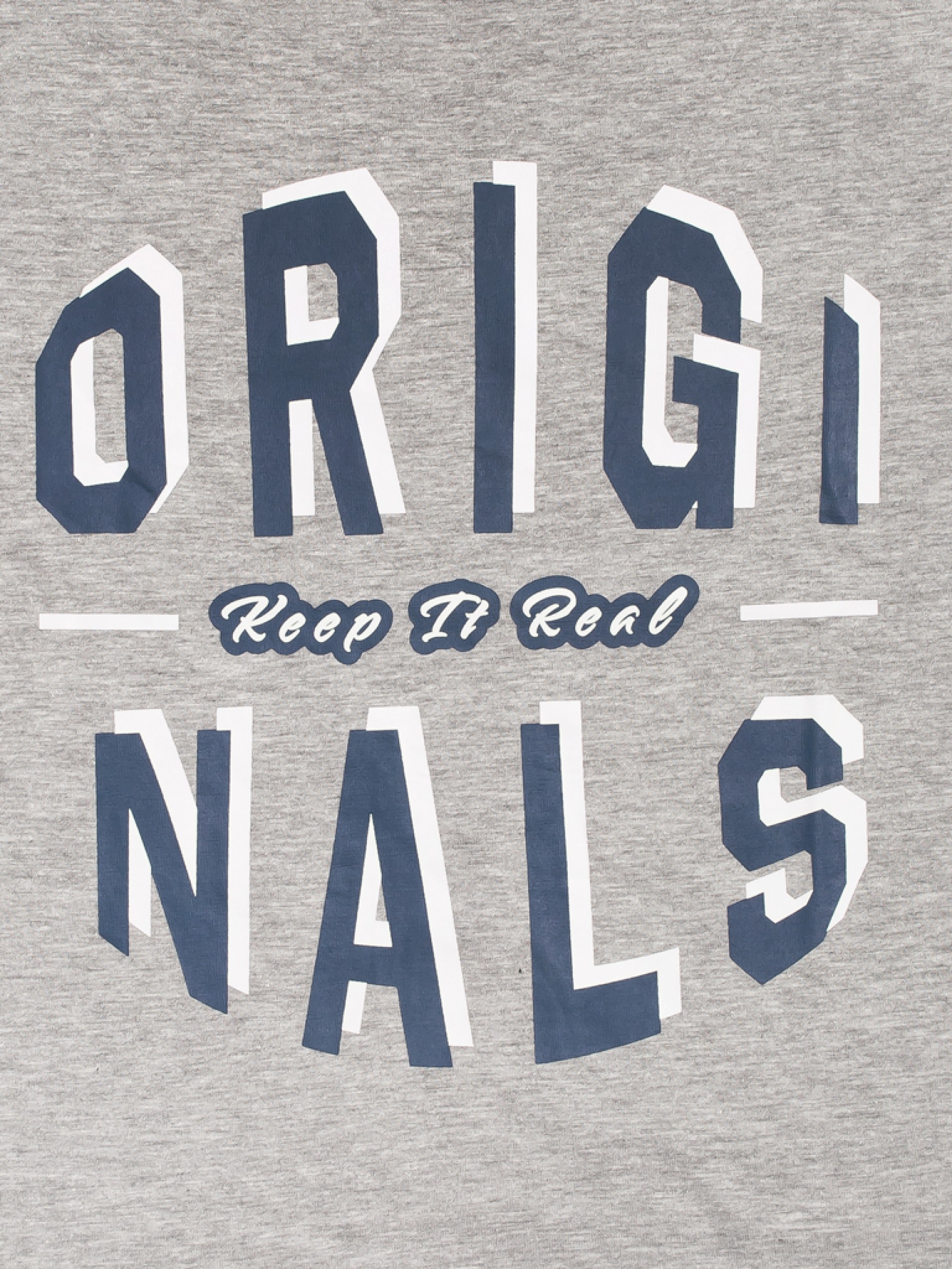 Camiseta Hombre Gris Jack & Jones