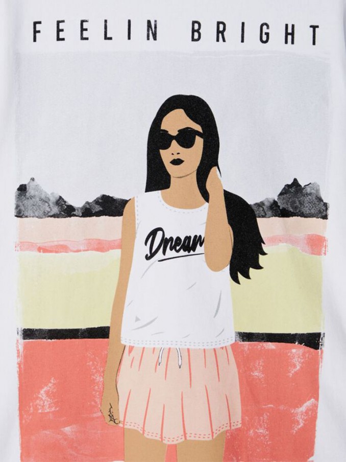 Camiseta Niña Blanco Name It