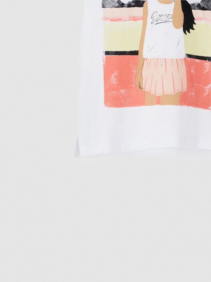 Camiseta Niña Blanco Name It