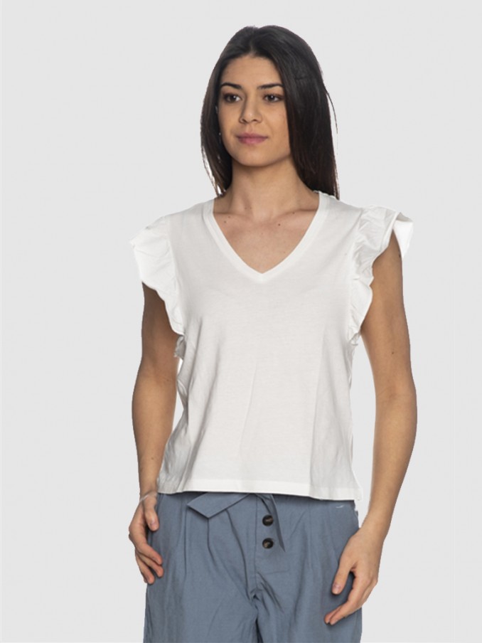 Camiseta Mujer Blanco Only