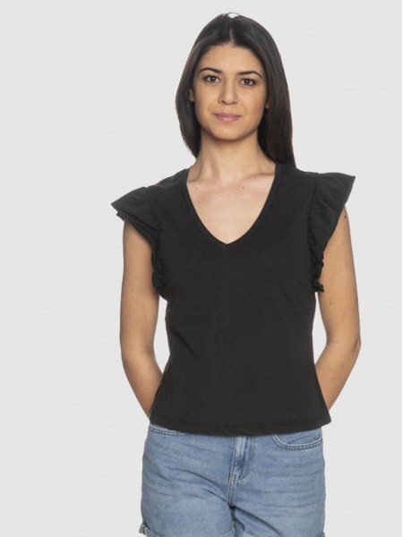 Camiseta Mujer Negro Only