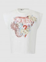 T-Shirt Girl White Guess T-Shirt Girl White Guess
