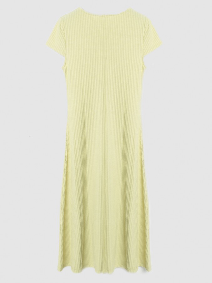 Vestido Mujer Verde Limón Only