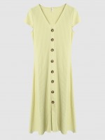 Vestido Mujer Verde Limón Only Vestido Mujer Verde Limón Only