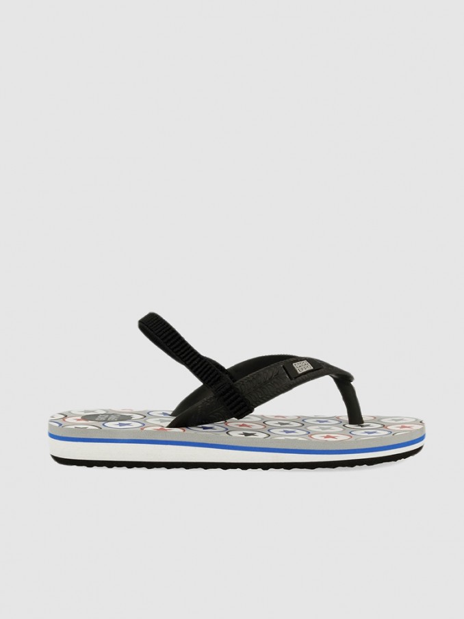 Chanclas Nio Negro Gioseppo