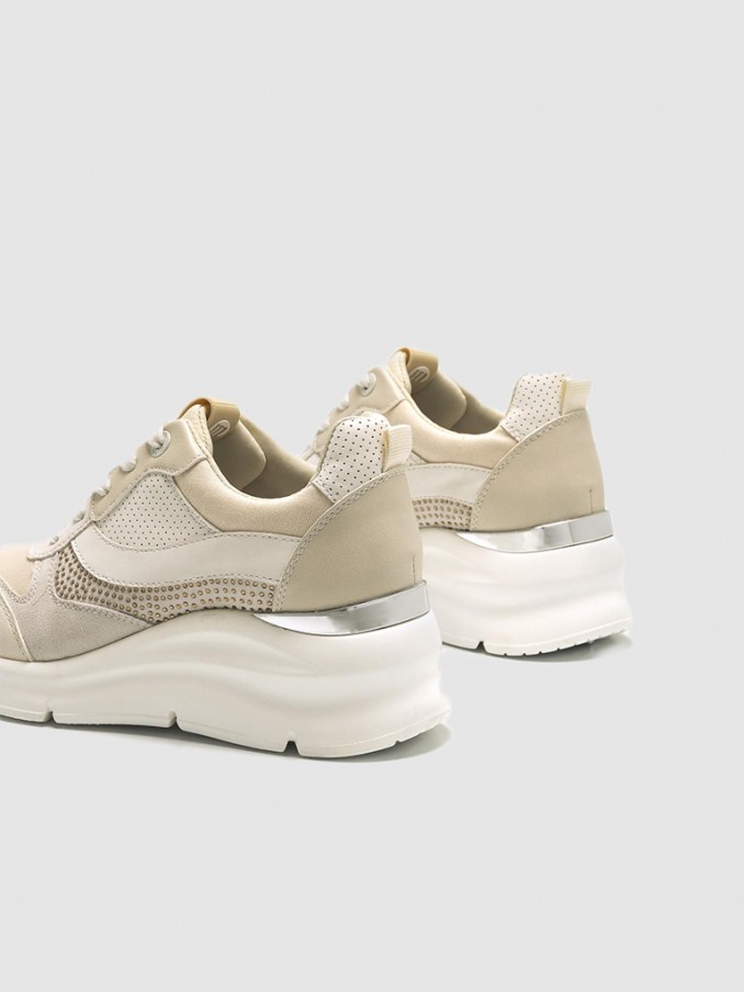 Sneakers Woman Cream Mtng