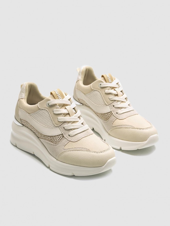 Sneakers Woman Cream Mtng