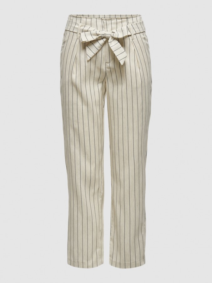 Pantalones Mujer Beige Only