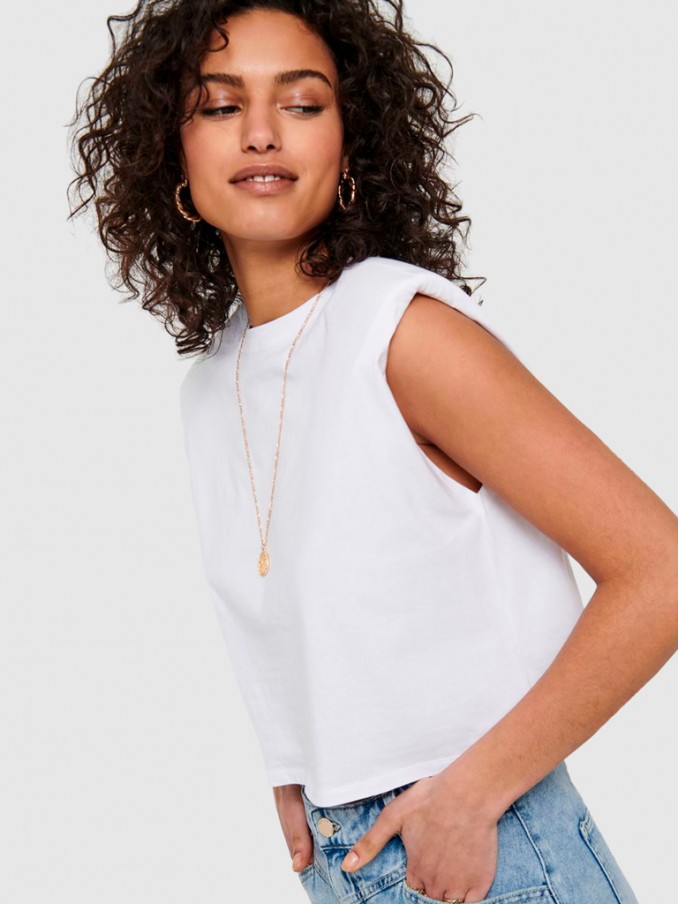 Camiseta Mujer Blanco Only
