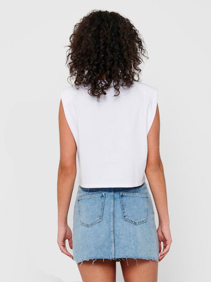 Camiseta Mujer Blanco Only