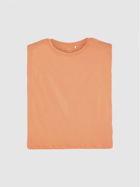 T-Shirt Girl Orange Name It